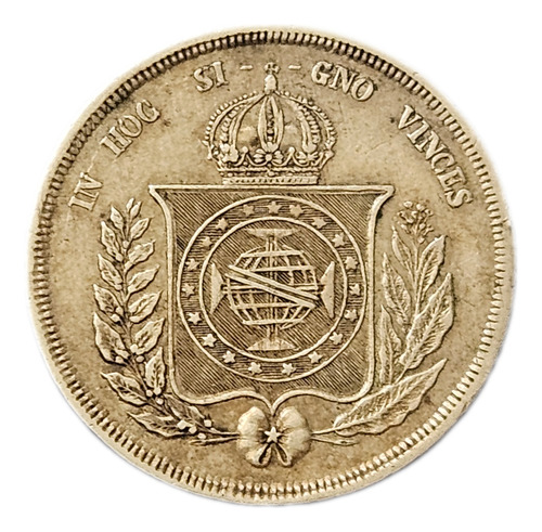 Brasil 500 Réis 1860 - Prata (Usado)