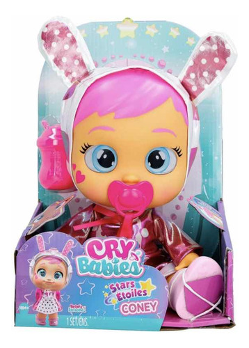 Muñeca Cry Baby Star Coney Bebe Lloron 30 Cm Original