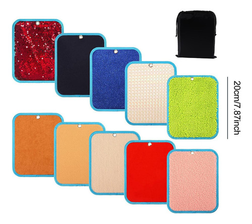10 Piezas Mats Sensoriales Almohadillas Sensoriales Con