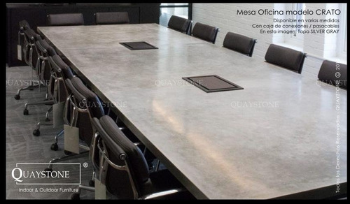 Mesa Comedor Grande Moderna Oficina Marmol Silestone Fabrica