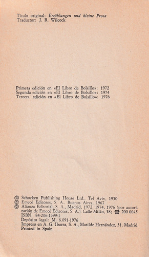 La Condena Franz Kafka (Usado)