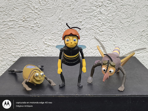 Lote Figuras Juguetes Bee Movie Mcdonald's 2007 12cm 3-pack (Usado)
