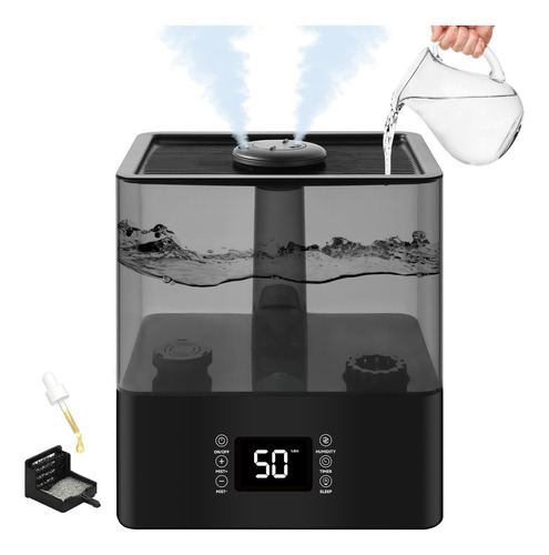 Humidificador 6lt Espacios Grandes Difusor Aroma Rinde 60hrs