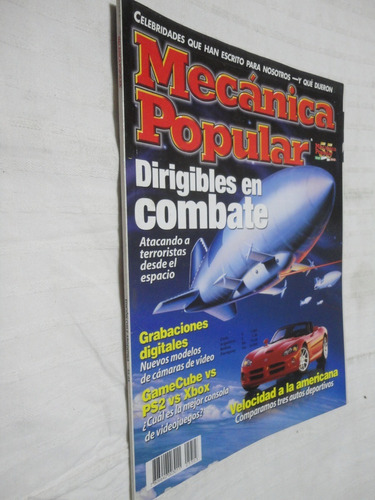 Revista Mecánica Popular Marzo 2002 Dirigibles En Combate