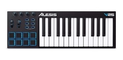 Controlador Midi Alesis Usb V25 Teclas 8 Pads Serie V