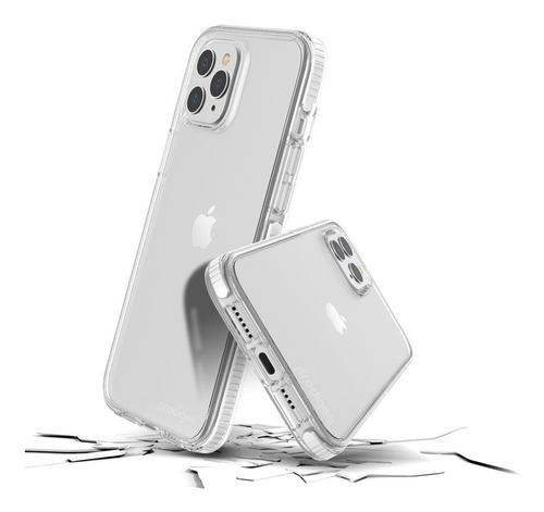Funda Prodigee Para iPhone 13 Pro Safetee Steel White