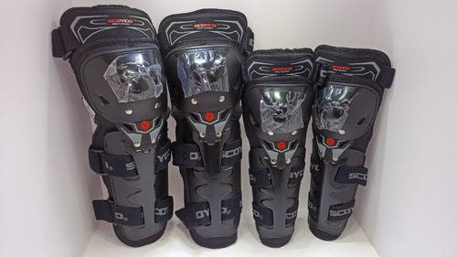 Imagen 4 de 7 de Rodilleras + Coderas Scoyco K11 Kit De Proteccion Moto