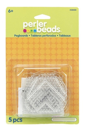 Perler Beads :: Paquete 5 Bases Geometricas Midi 5mm.