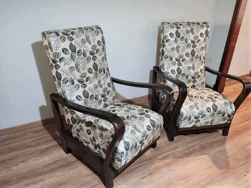 Juego De 2 Sillones Reclinables Roble Crema (Usado)