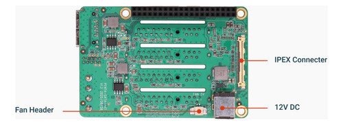 Hat Nas Raspberry Pi 5 - 4x Sata + 1x Esata - Radxa