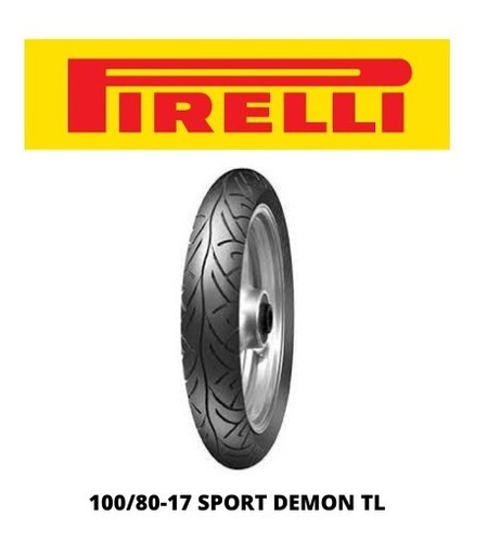 Llanta Pirelli 100/80-17 Sport Demon Tl Del Ns200/fz/gixxer