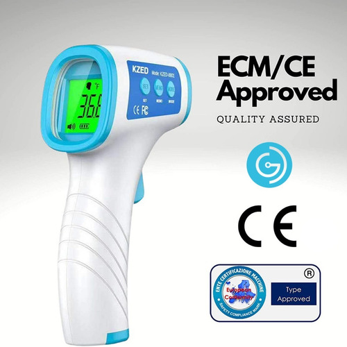 Termómetro Infrarrojo Facial Kzed-8801 Certificado Fda Y Ce