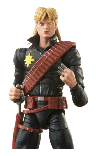 Figura retro de Hasbro Longshot de X-men de Marvel Legends, F3977
