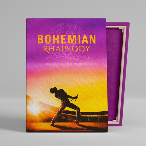 Cuadro Bohemian Rhapsody Queen Canvas Con Bastidor 60x40 Cm