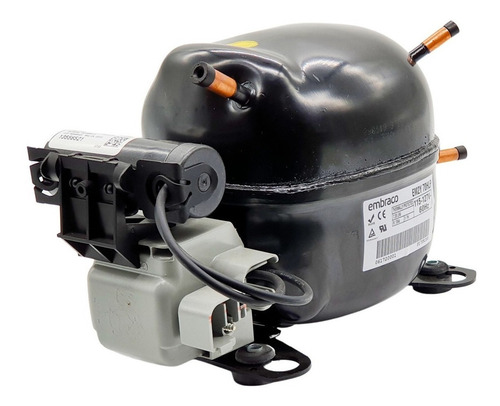 Imagem 2 de 8 de Motor Compressor Embraco 1/5 Em2y 70hlp R134a 127v E 220v