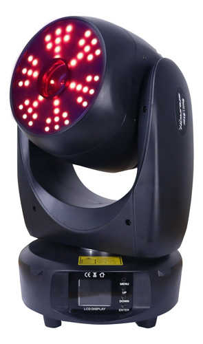 Cabeza Móvil Laser Rgb 3w Aro Led Rgb Con Macros, Dmx