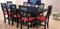Comprar Mesa Cubo De 2mts X 1mt Mas 8 Sillas Laqueadas
