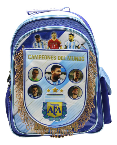 Mochila Espalda 16' Afa Selección Argentina C/banderín Af011