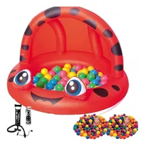 Comprar Pileta Inflable Bebe Pelotero Para Chicos + 50 Pelotas +infl