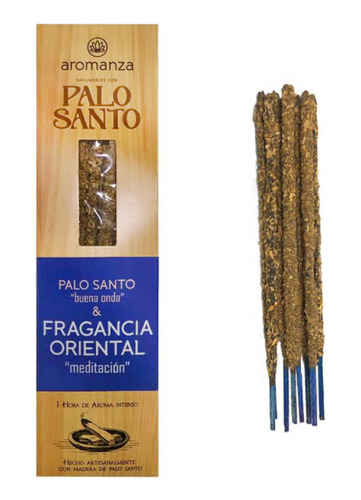 Sahumerio Palo Santo Buena Onda Orientales - Aromanza