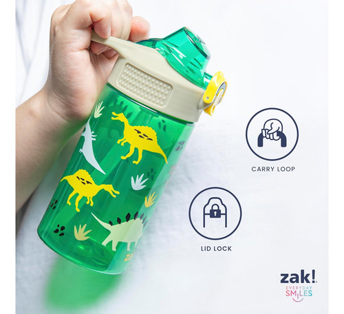 Zak Designs Botella Diseño De Minecraft, Plástico 16 Y 25 Oz Superkitties (ginny, Sparks, Buddy, Bitsy) 16 Onza