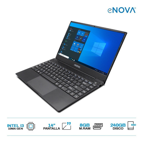 Notebook Gamer Intel Core I3 10ma 14 8gb 1tb Enova Win Cta