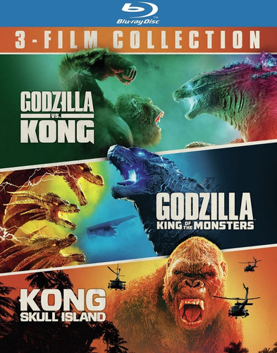Blu-ray Godzilla Vs Kong Collection / Incluye 3 Films