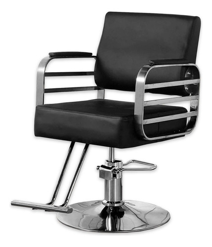 Sillón Barbero Barbería Silla Peluquería Boston Silver N