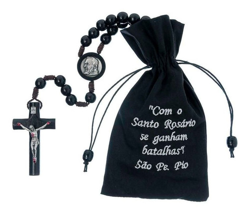 Imagem 1 de 7 de Terço Cordão São Padre Pio 10mm