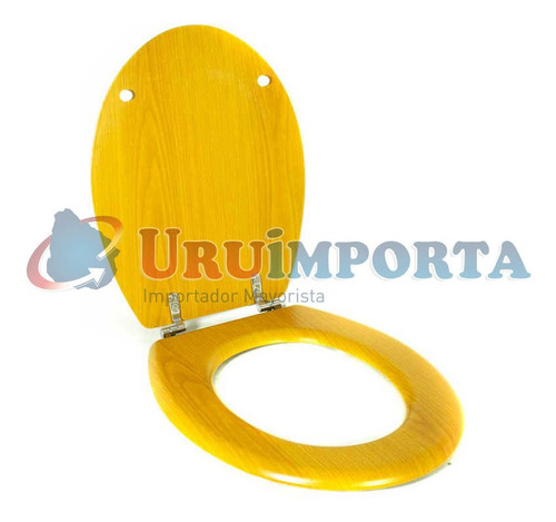 Asiento Inodoro Universal Color Madera Lh-2033