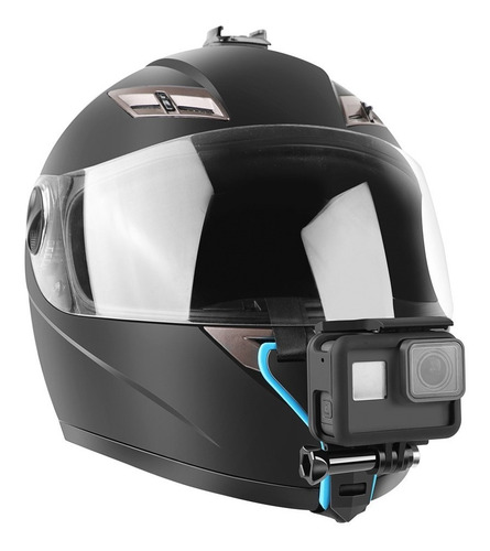 Imagen 1 de 4 de Soporte Correa Para Casco Moto Motocicleta Todo Gopro 9 8 7