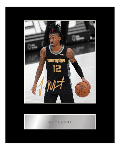 Ja Morant Foto Montada Firmada Preimpresa Con 22 Imágenes Im