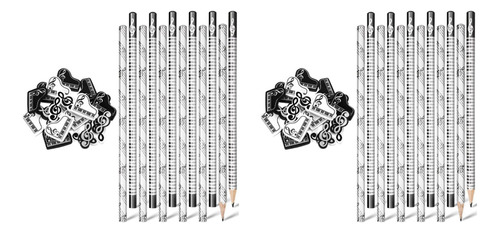 Lápices Musicales Lápiz De Notas Musicales Con Gomas De Borr
