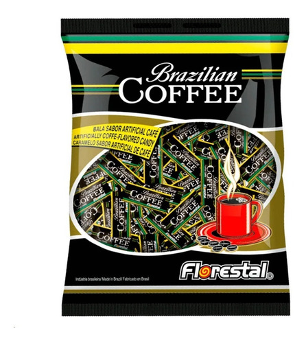 Bala Brazilian Coffee Pacote Grande Café Florestal - Atacado
