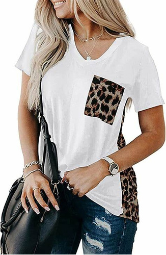 Polera Dama Estampado Animal Print