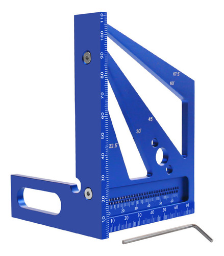 Dibujo De Medición Con Regla Para Carpintero 3d Con Múltiple