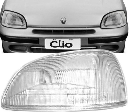 Vidrio Optica Renault Clio 96 / 99 Izquierdo + 2 Pegamentos