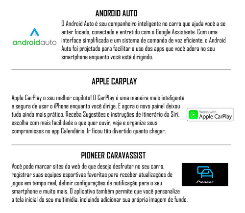 Imagem 7 de 10 de Multimídia 2 Din Pioneer Dmh-z6380tv 6.8 Pol Tv Bt Câmera Ré