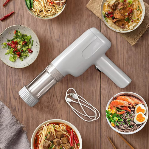 Maquina De Fazer Macarrão Sem Fio Portatil Usb Recarregavel