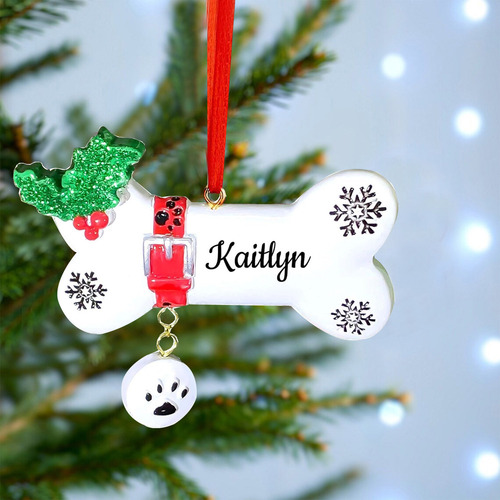 Rii X Pingente Personalizado De Natal Dog Bones Dog Bones