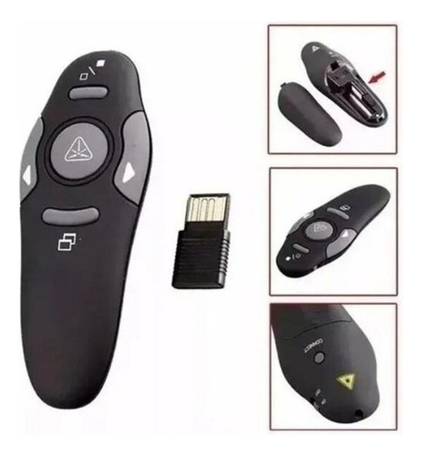 Apresentador Slide Sem Fio Caneta Laser Controle Power Point