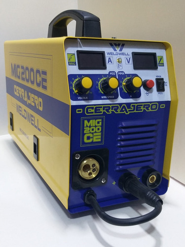 Máquina De Soldar 3 En 1 Weldwell/200 Amp+máscara Automática