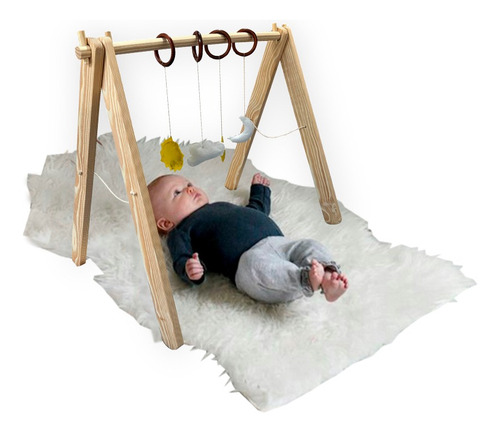 Ginásio Bebê Brinquedo Sensorial Montessori Apenas Cavalete