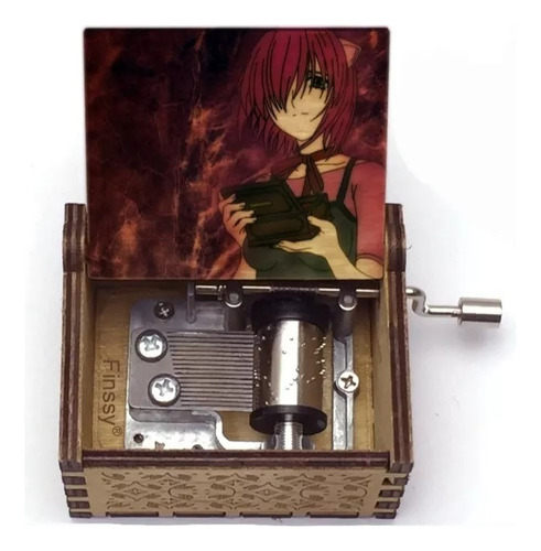 Caja Musical, Elfen Lied, Lilium, Mecánica, 6.3cm