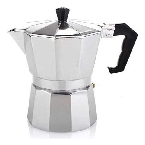 Moka Italiana 3 Xicaras Cafeteira Expresso Aluminio Manual