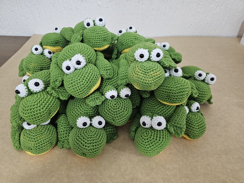 Ranita Amigurimi Tejido Artesanal, Hecho Con Amor