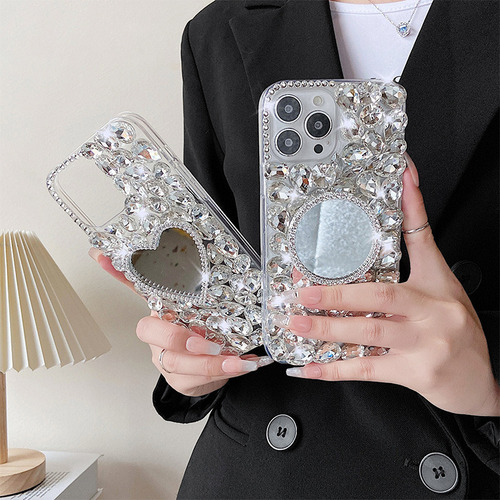 Aplicable A La Funda De Espejo De Maquillaje Portátil Con