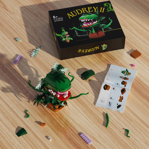 Kit De Construção Millionspring Audrey Ii Piranha Plant 457