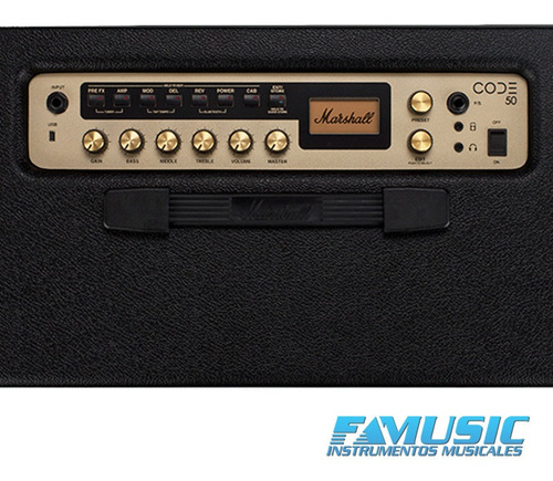 Imagen 3 de 11 de Amplificador Guitarra Electrica Marshall Code 50