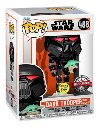 Dark Trooper Y Grogu Funko Pop Star Wars 488 Mandalorian